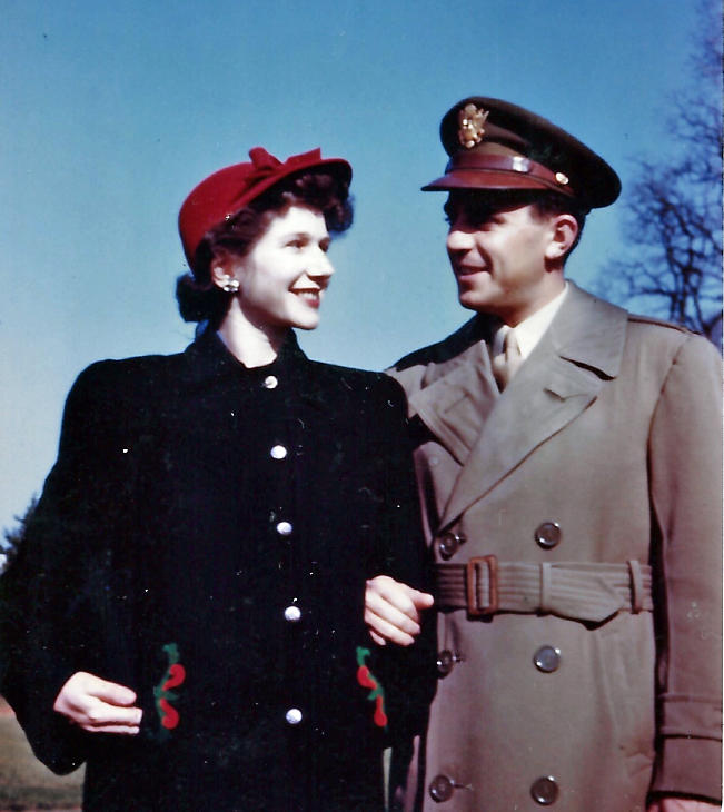 Walter with wife Betty