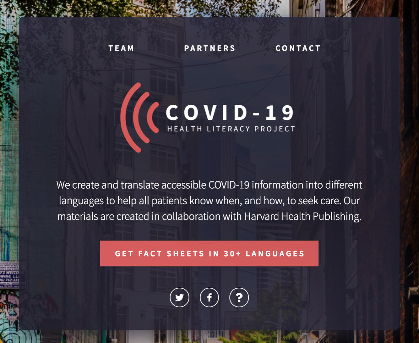 Laura Pesquera, DMD23, provided Spanish translations for the COVID-19 Health Literacy Project, which aimed to provide guidance on COVID-19 in more than 35 languages.