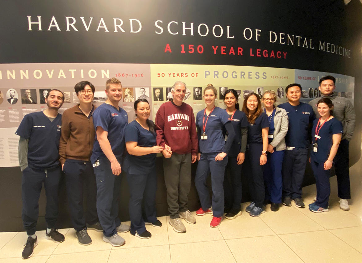 group photo of endodontics faculty and residents