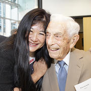 Joy Wang with Dr. Guralnick