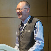 Dr. Paul Farmer at podium
