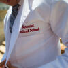 Student in white medical coat